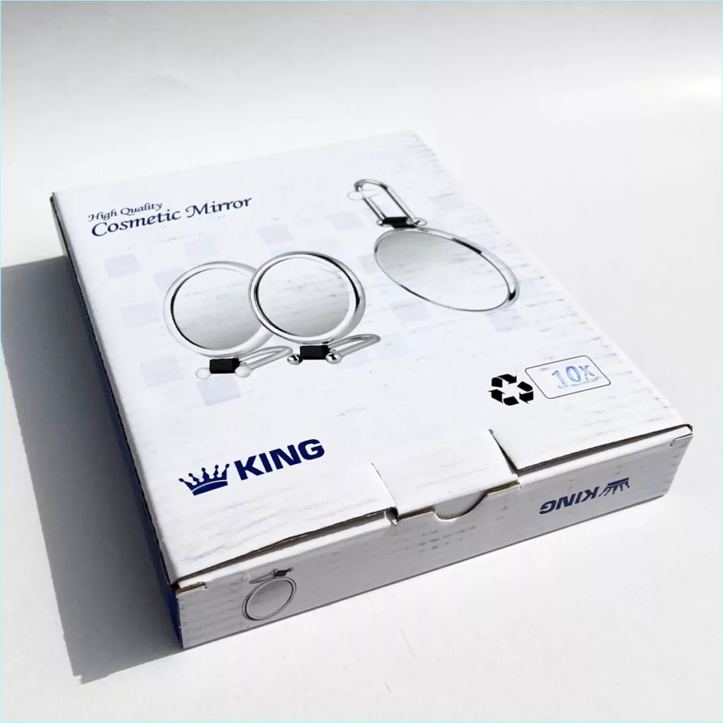 آینه آرایشی رومیزی کینگ مدل 10X