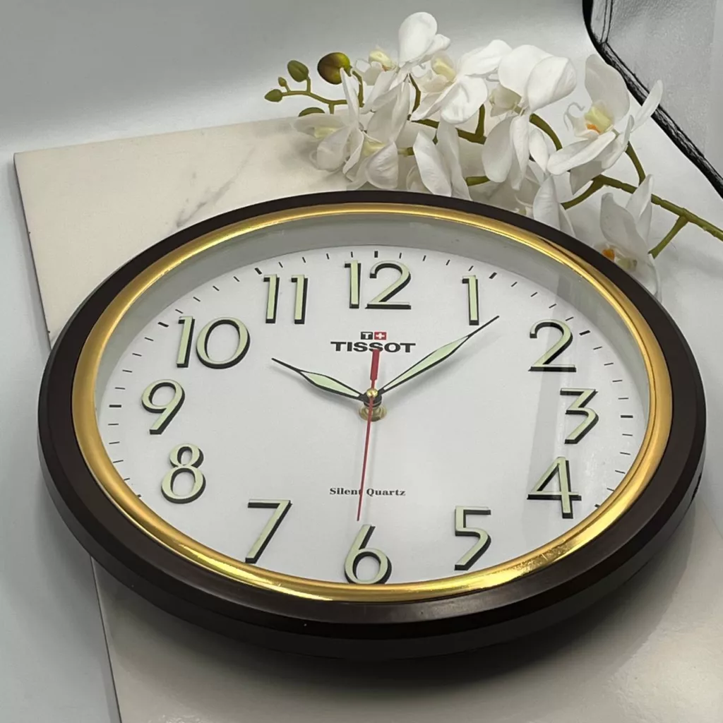 ساعت دیواری تیسوت مدل گرد