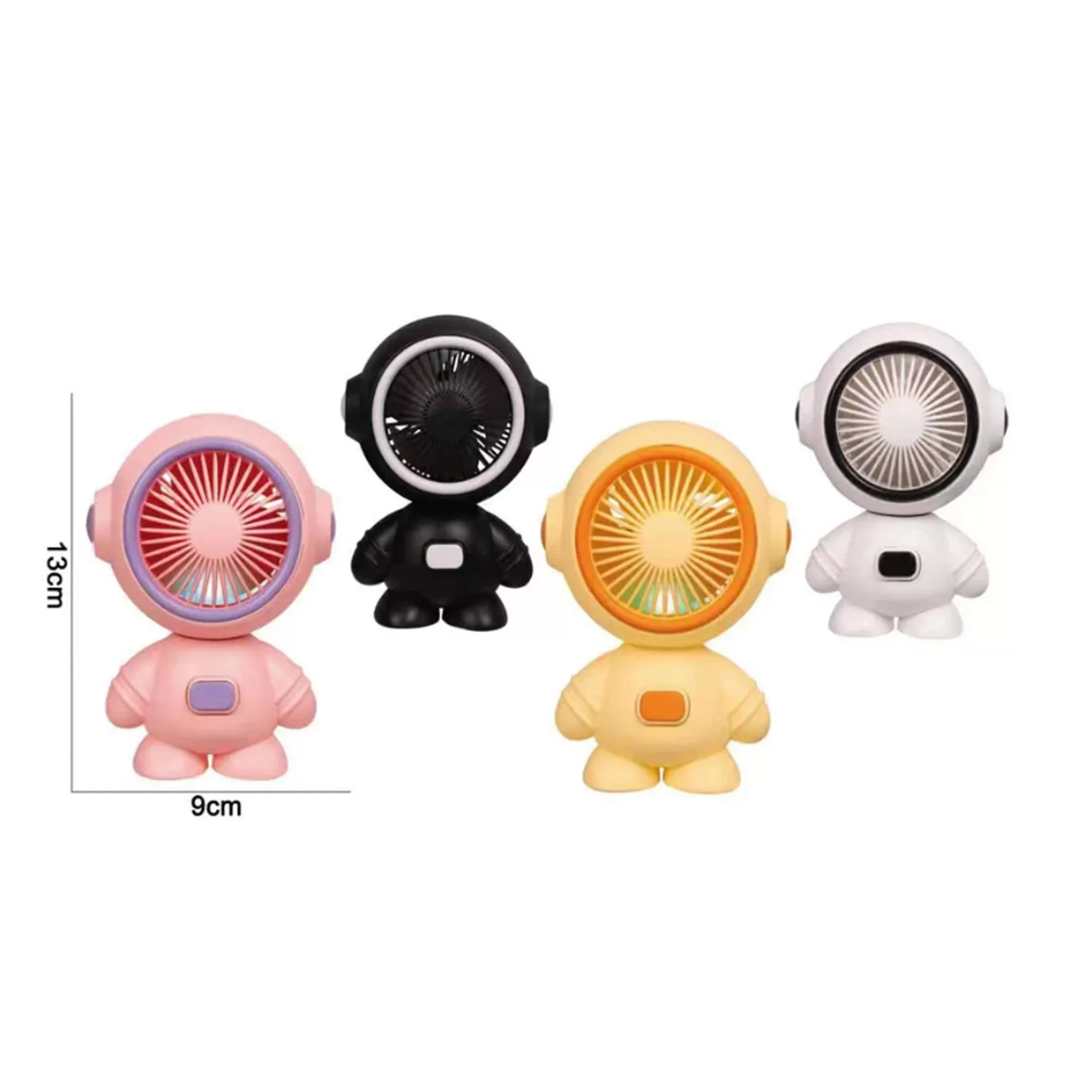 پنکه شارژی مدل ربات ظرفیت ۳۸۰ میلی آمپر ساعت