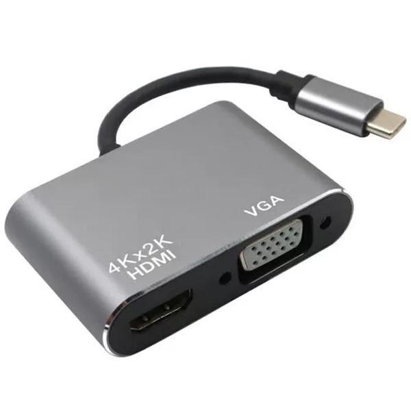 مبدل USB-C به HDMI/VGA مدل DJ61316