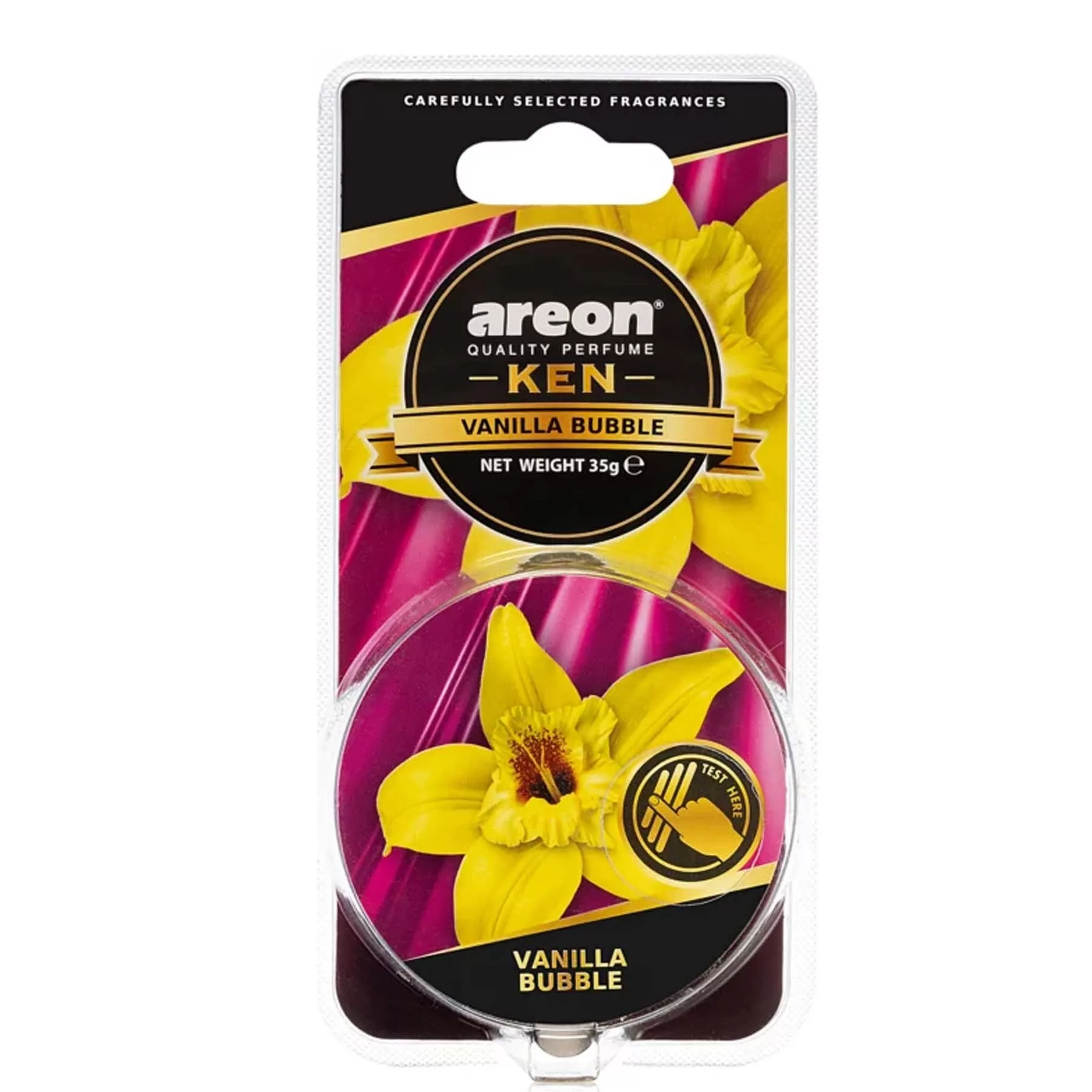 خوشبو کننده خودرو آرئون مدل Ken Vanilla Bubble