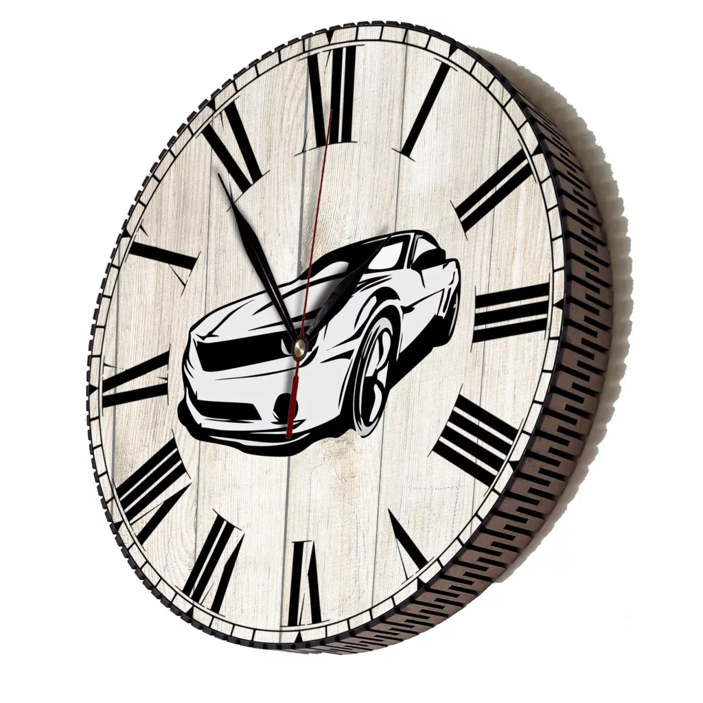 ساعت دیواری مدل ماشین