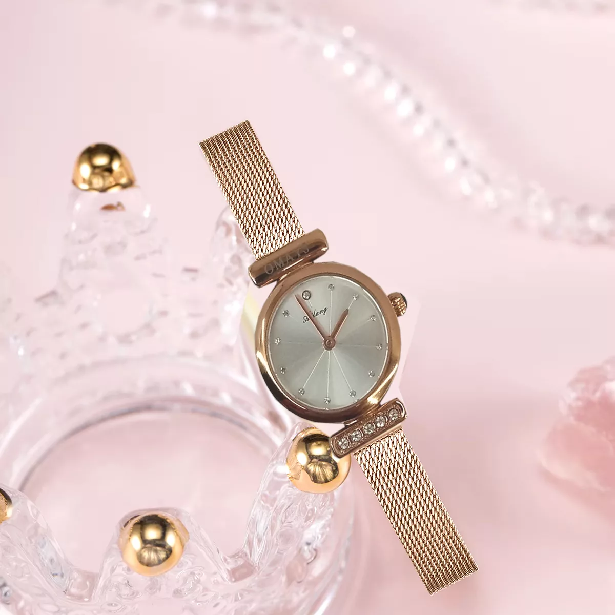 ساعت مچی عقربه ای زنانه مدل مجلسی کد 22