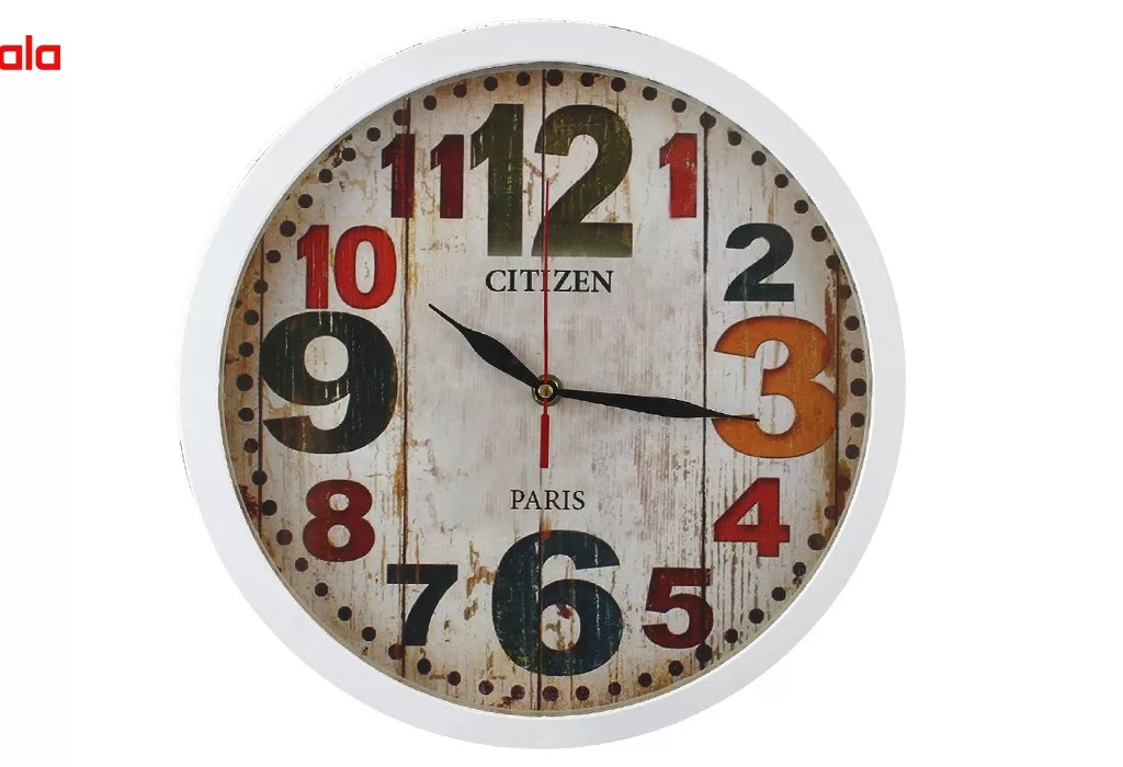 ساعت دیواری شیانچی طرح Number کد 10010057