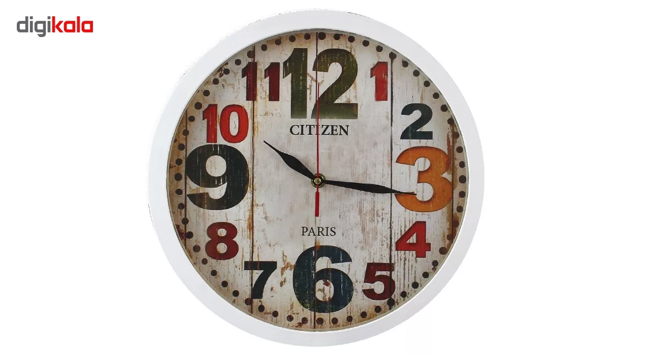 ساعت دیواری شیانچی طرح Number کد 10010057
