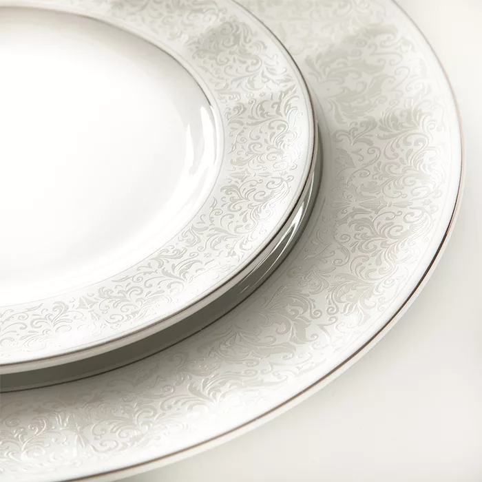 سرویس غذاخوری 29 پارچه چینی زرین ایران مدل نئوکلاسیک دلسا درجه یک