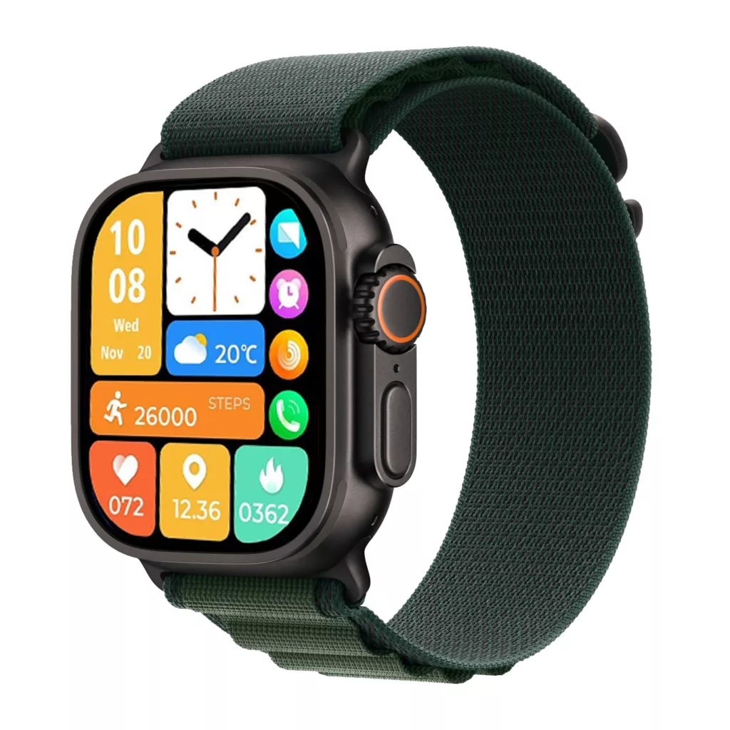 ساعت هوشمند 2.02 اینچی ویکتوری مدل LX9 ULTRA 2 با بند پارچه ای