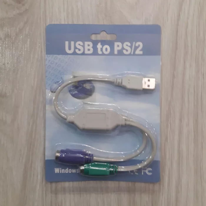 کابل تبدیل ps2 به USB مدل PS/2_PLUS  طول 0.3 متر
