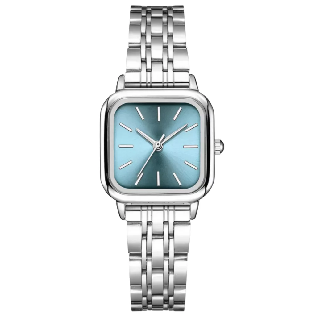 ساعت مچی عقربه ای زنانه مدل مینیمال کلاسیک بند استیل کد 2