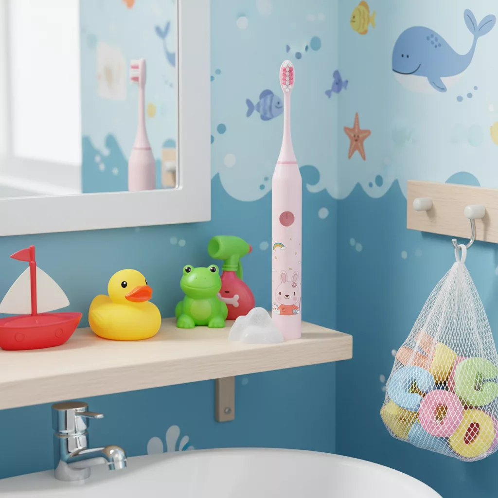 مسواک برقی آکواسونیک مدل DY-332 - Bunny به همراه 3 سری یدک