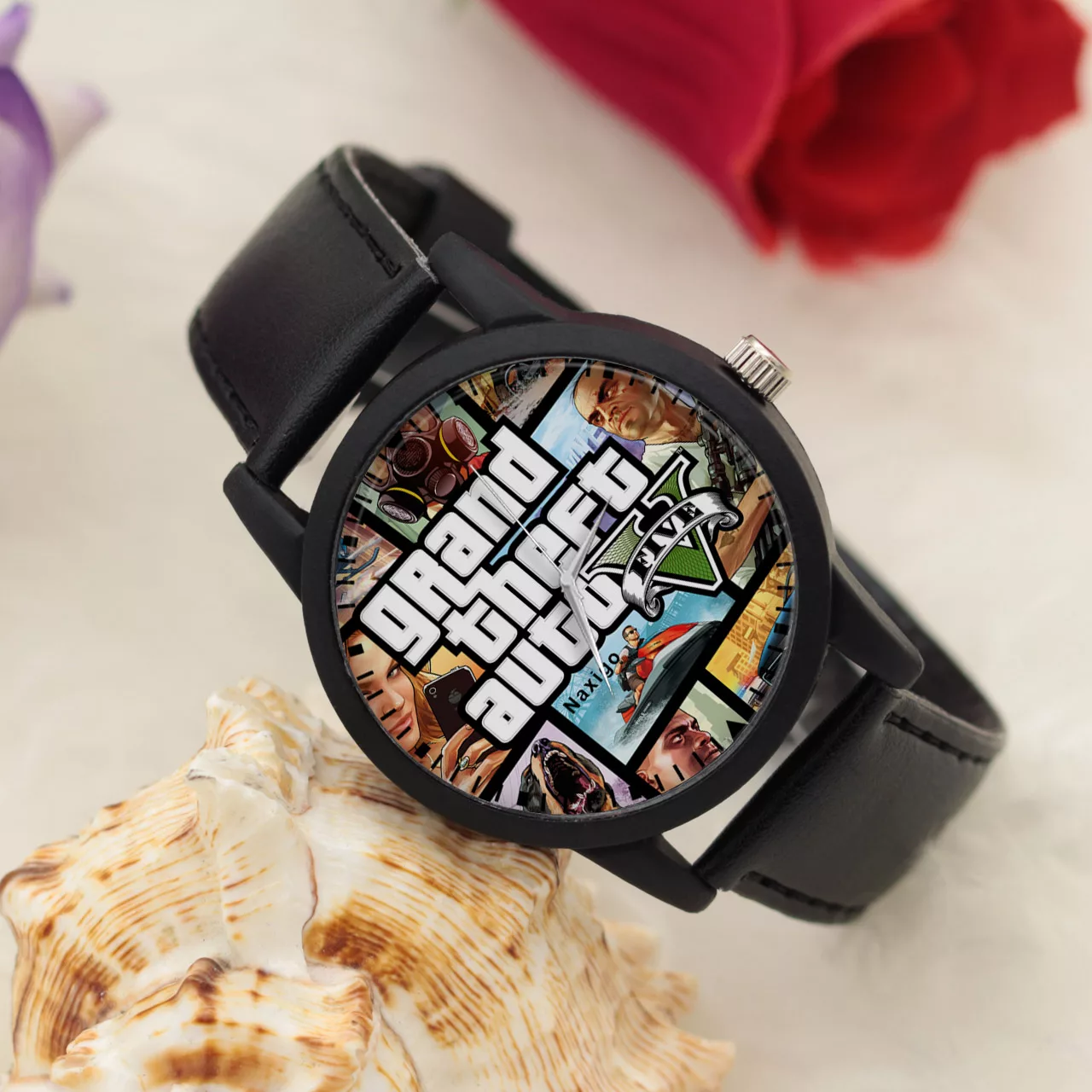 ساعت مچی عقربه ای ناکسیگو مدل GTAV کد LF6765