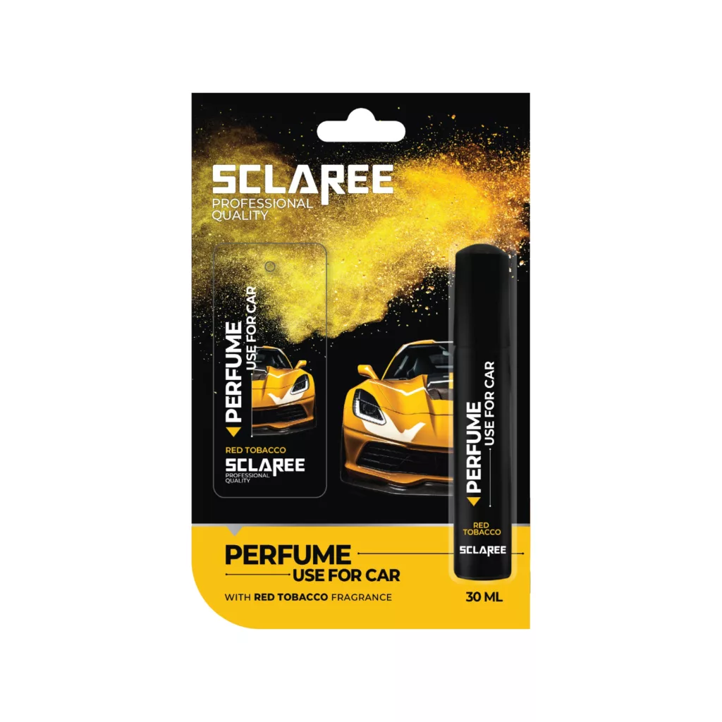 خوشبوکننده خودرو اسکلاره مدل Red Tobacco با رایحه هلو حجم 30 میلی‌لیتر