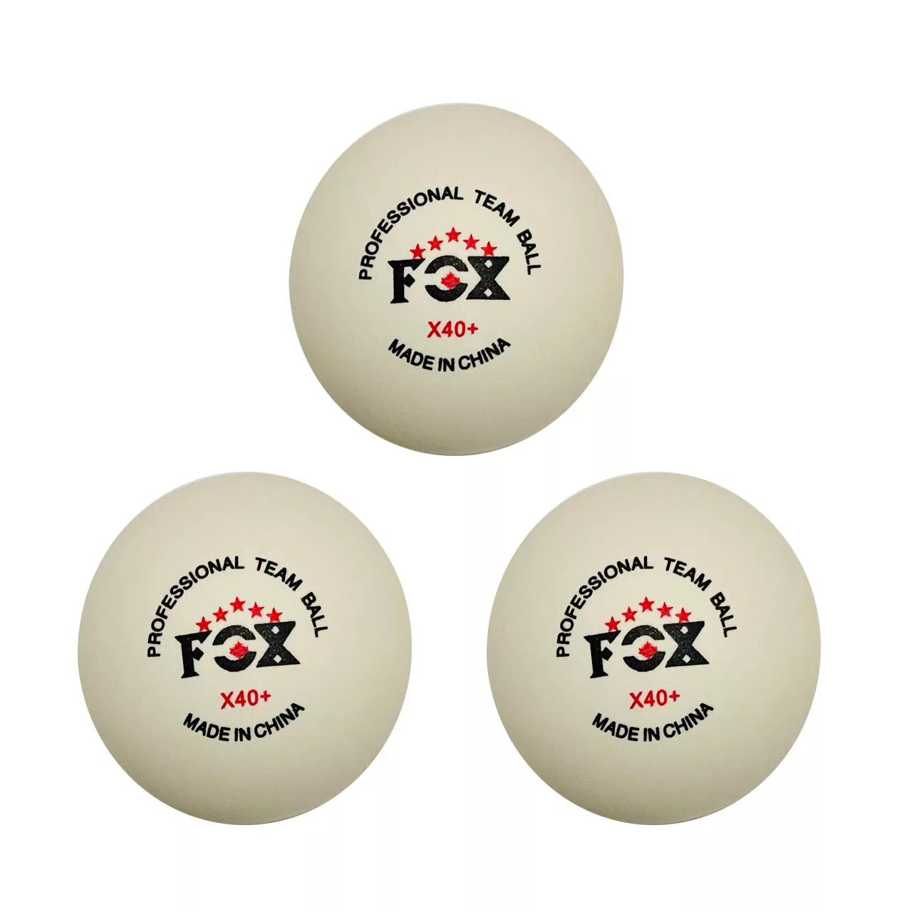 توپ پینگ پنگ فاکس مدل 5 ستاره بسته 3 عددی