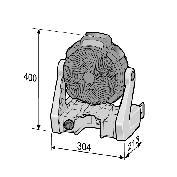 فن دمنده شارژی فلکس مدل CF 18.0/230