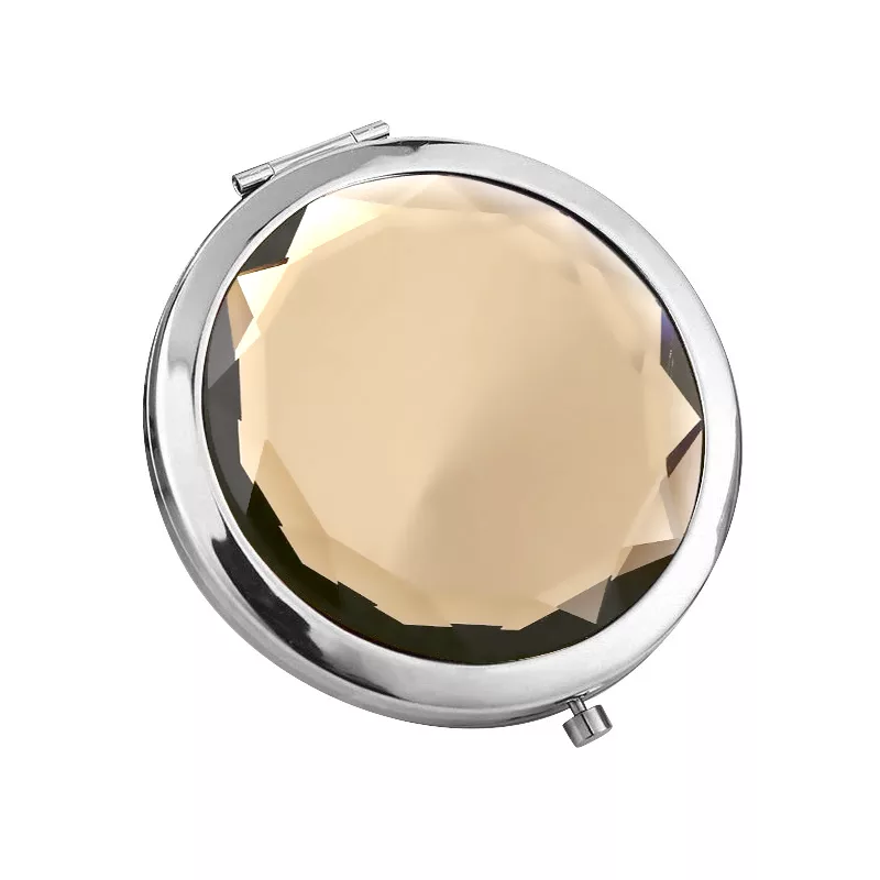 آینه آرایشی تاشو جیبی مدل کریستال کامپکت نیکول