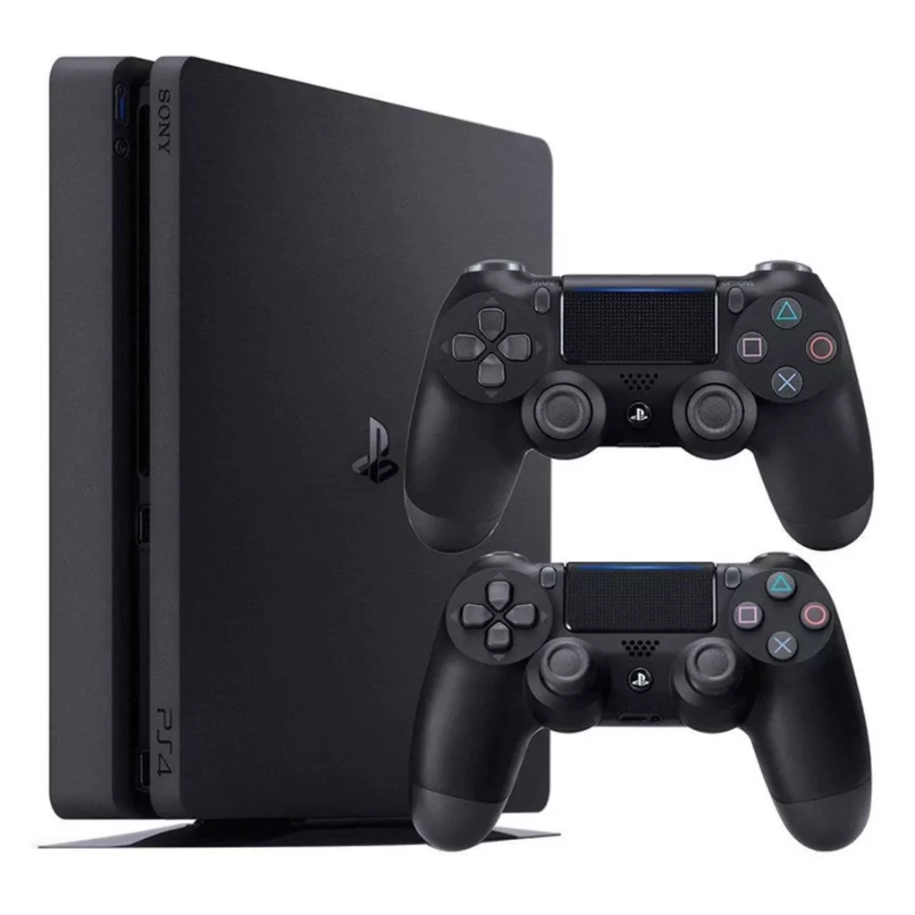 کنسول بازی سونی مدل Playstation 4 Slim ریجن 3 سری CUH-2218B ظرفیت 1 ترابایت به همراه کارت نصب 20 عدد بازی