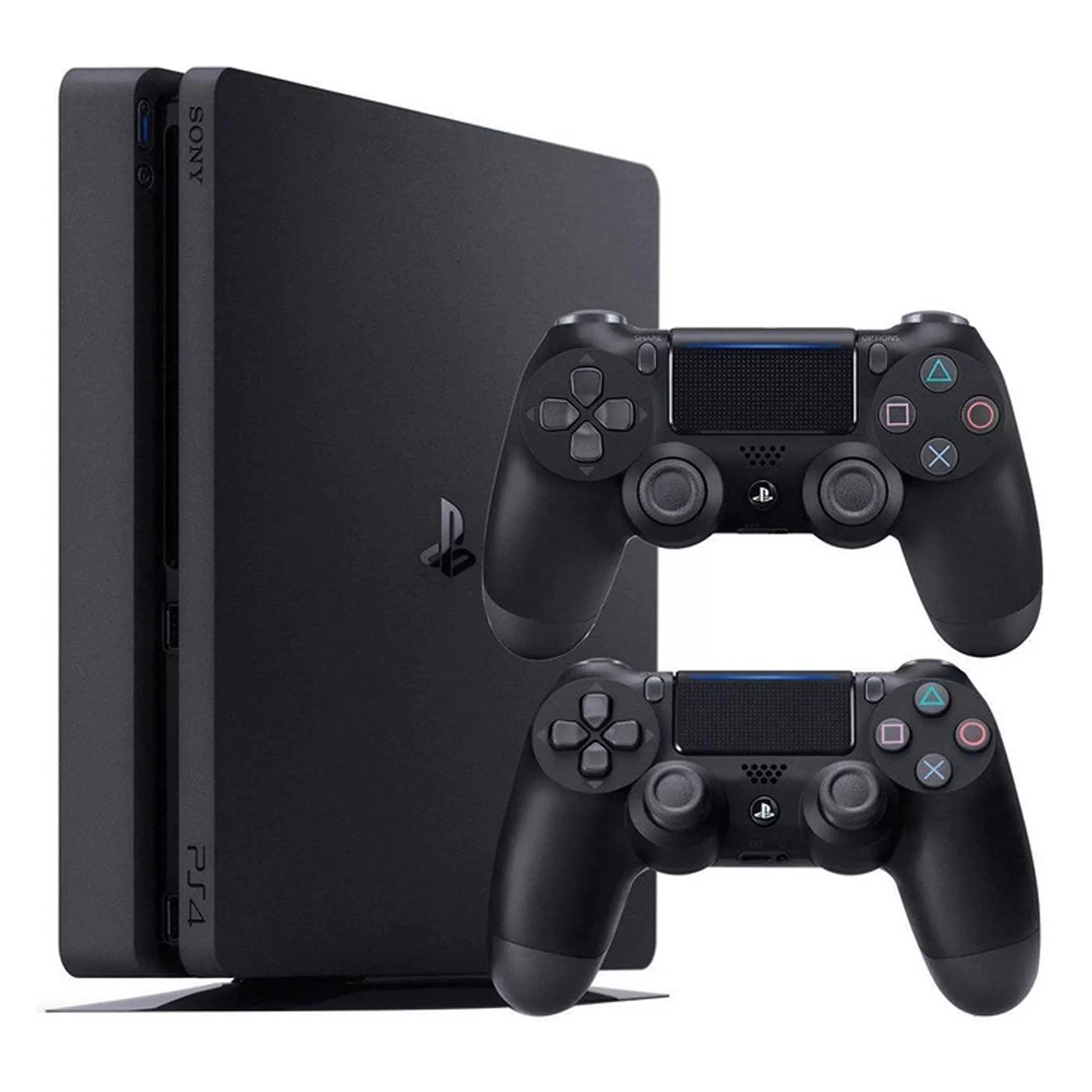 کنسول بازی سونی مدل Playstation 4 Slim ریجن 3 سری CUH-2218B ظرفیت 1 ترابایت به همراه کارت نصب 20 عدد بازی