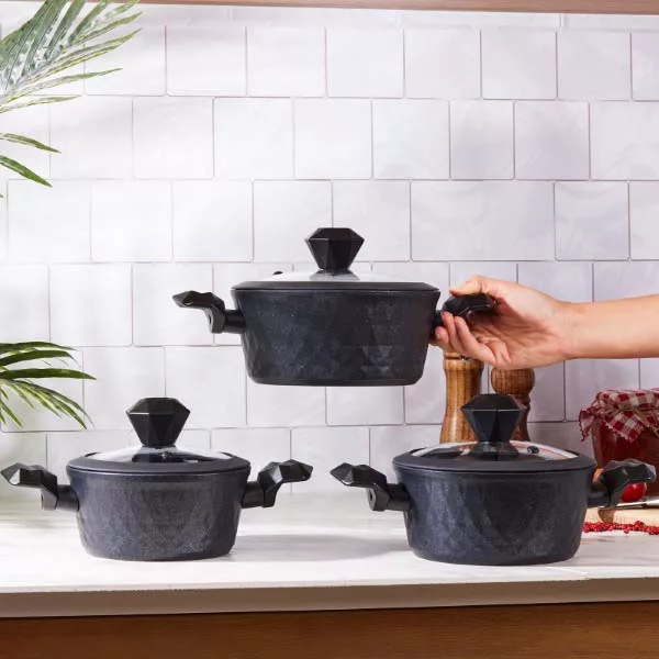 سرویس قابلمه 6 پارچه کاراجا مدل 153.03.08.0428