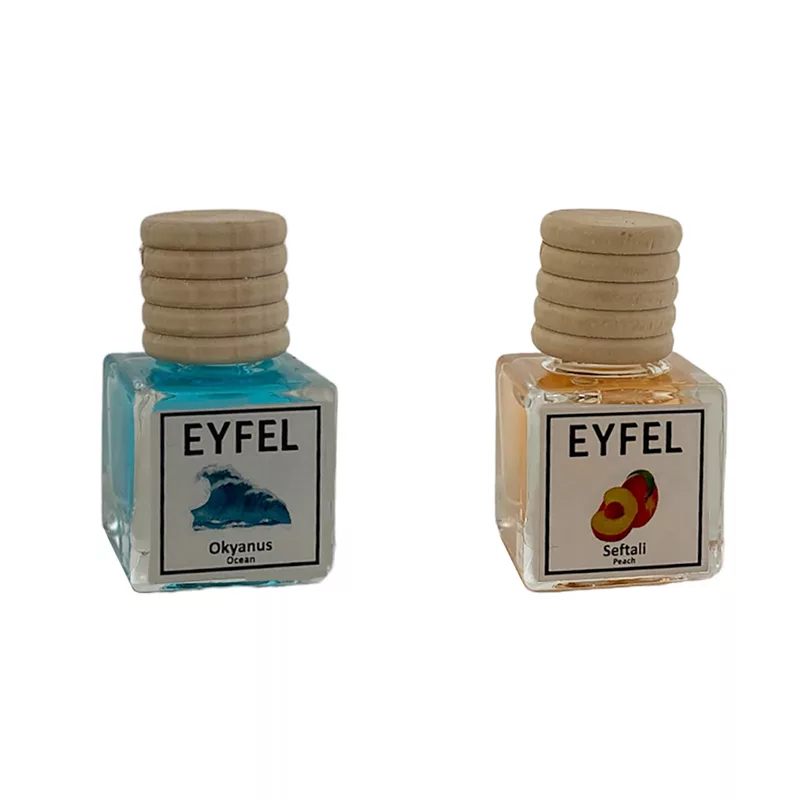 خوشبوکننده خودرو مدل اقیانوس و هلو حجم 10 میلی لیتر مجموعه 2 عددی