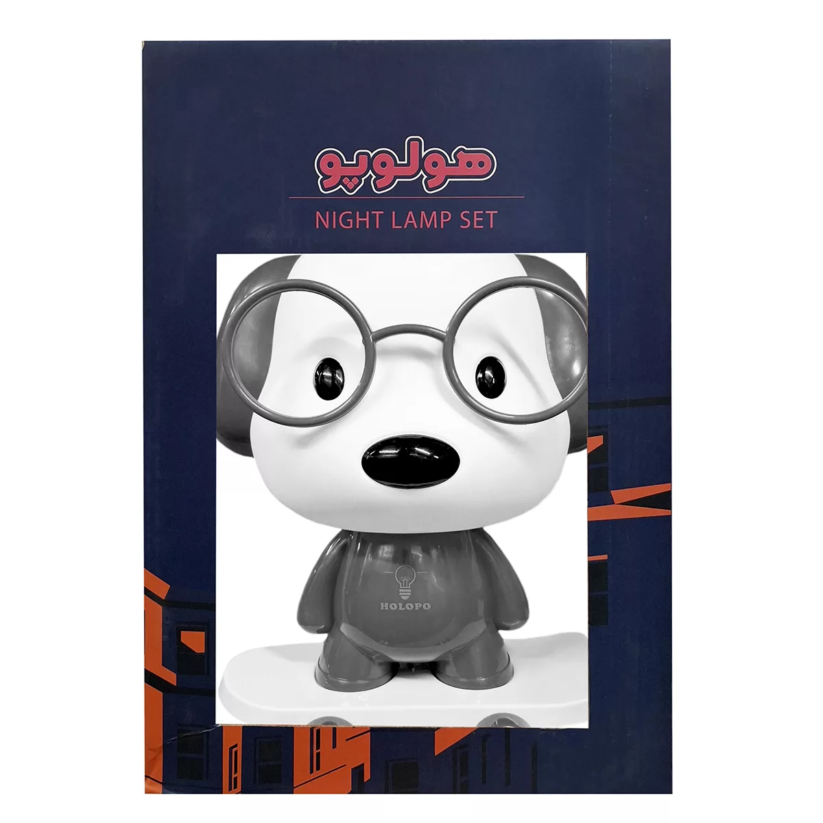 چراغ خواب اتاق کودک مدل snoopy اسکیت سوار