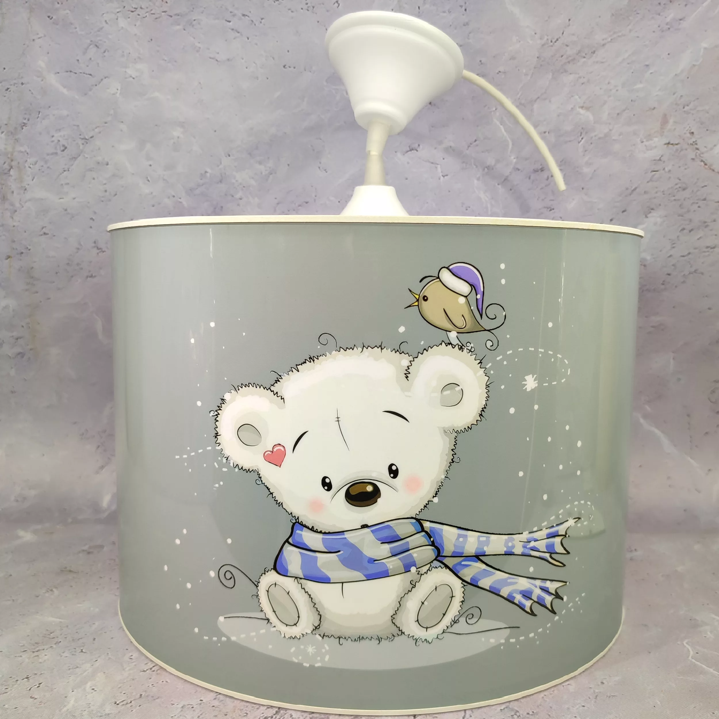 لوستر کودک مدل خرس و شالگردن