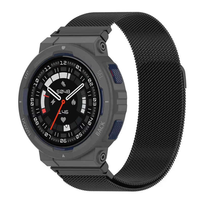 ساعت هوشمند44میلی متری امازفیت مدلRAZ PORTABLE ACTIVE EDGE NOISEبندسیلیکون