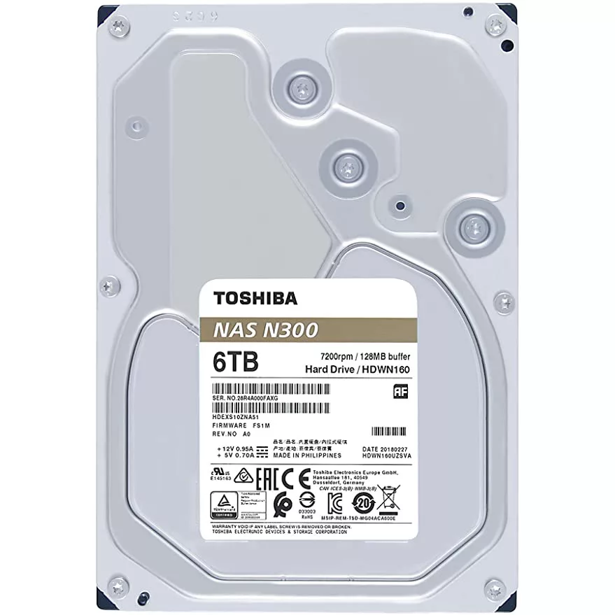 هارددیسک اینترنال توشیبا مدل N300 ظرفیت 6 ترابایت