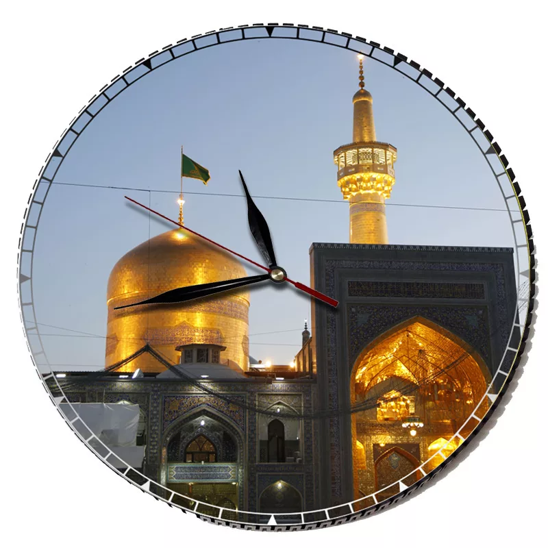 ساعت دیواری مدل حرم امام رضا