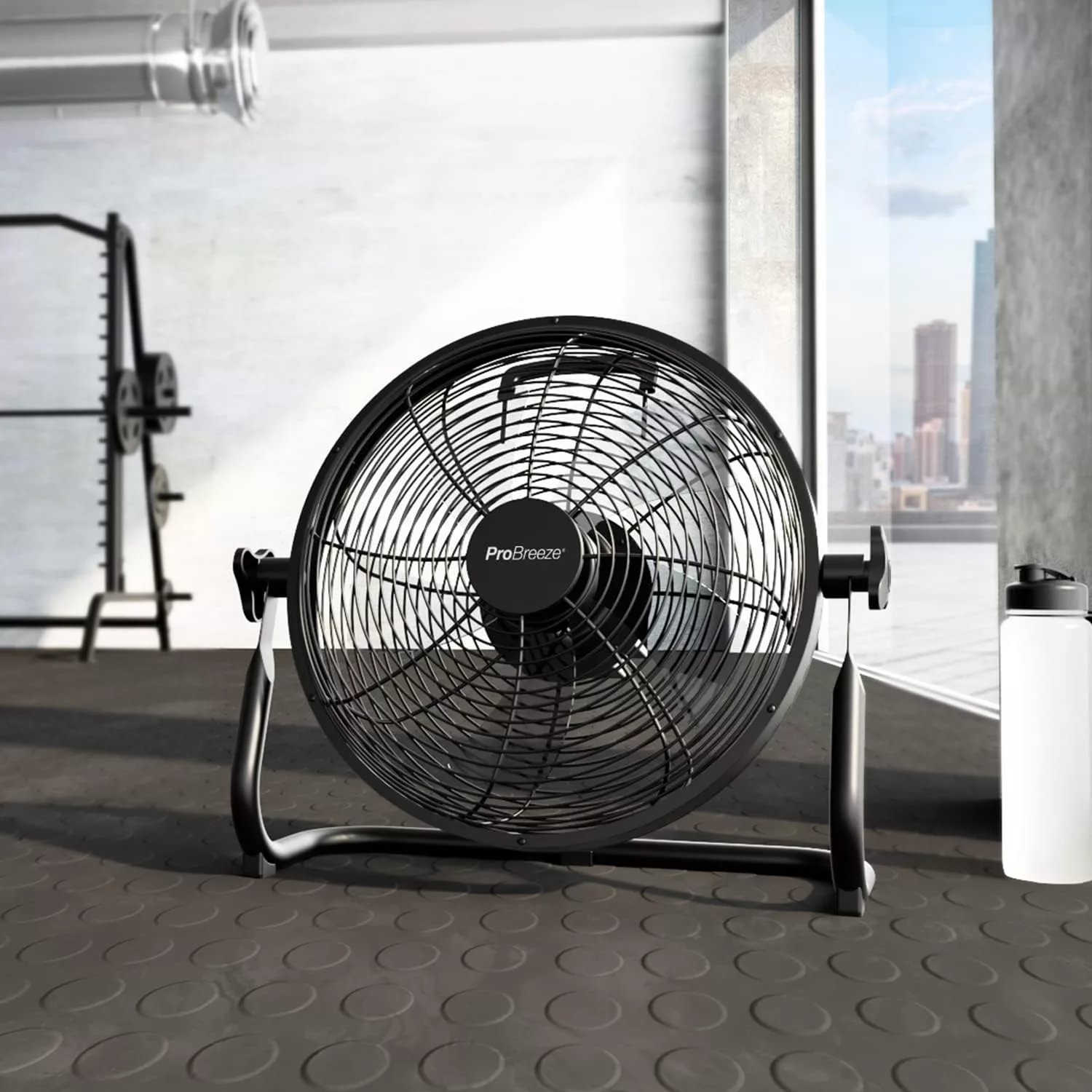 پنکه شارژی پرو بریز مدل ‎PB-F10-EU ظرفیت 1800 میلی آمپر ساعت