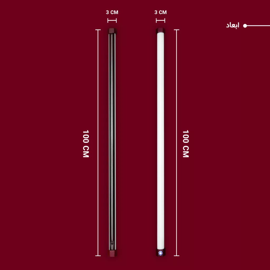 نور ثابت ال ای دی چیکولایت مدل M100 Red-D X2 بسته 2 عددی