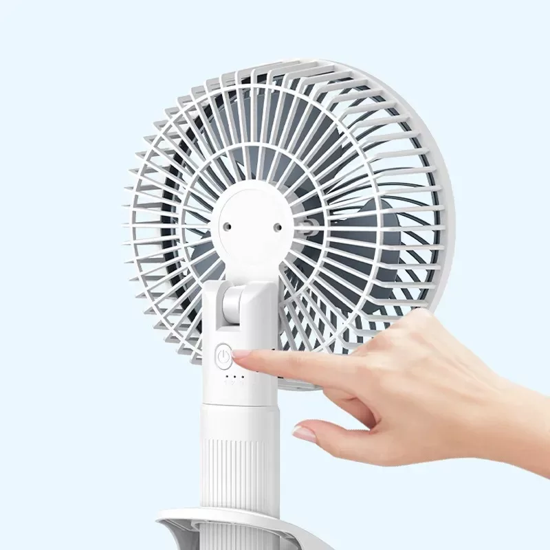پنکه شارژی مدل Circulation Clamp Fan ظرفیت 1200 میلی آمپر ساعت