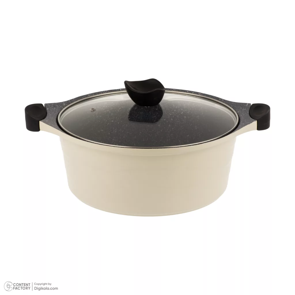 سرویس قابلمه و تابه گرانیتی 7 پارچه عروس مدل 002