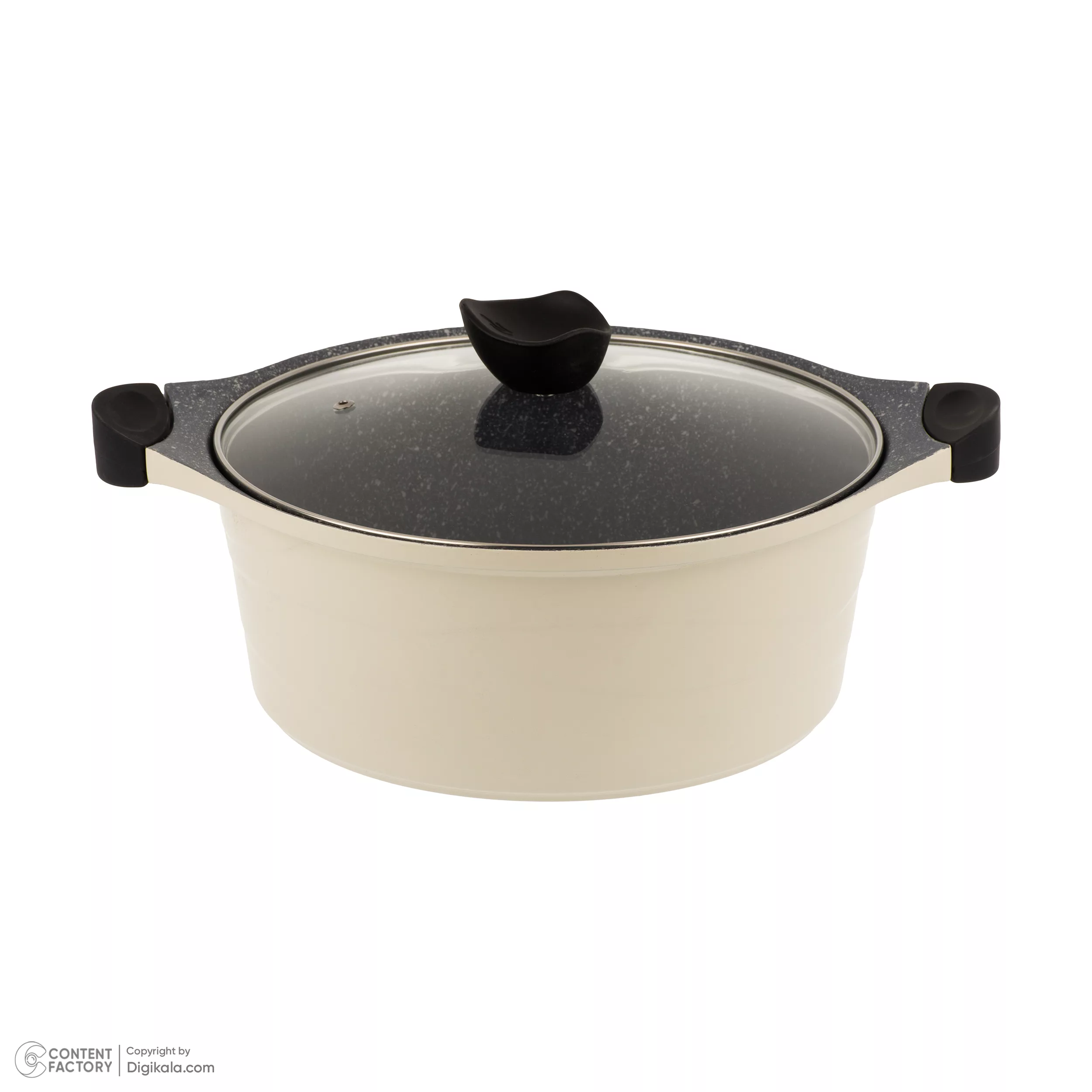 سرویس قابلمه و تابه گرانیتی 7 پارچه عروس مدل 002