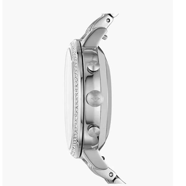 ساعت هوشمند فسیل مدل FTW5033 دارای قابلیت های صفحه نمایش رنگی بند استیل ضدزنگ