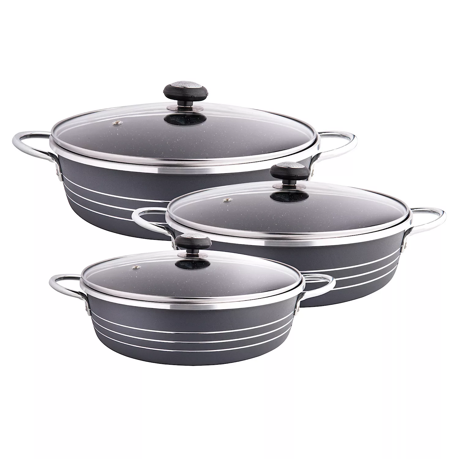 سرویس تابه گرانیتی ۶ پارچه مدل ۶۵۵۶ سرویس تابه گرانیتی ۶ پارچه مدل ۶۵۵۶