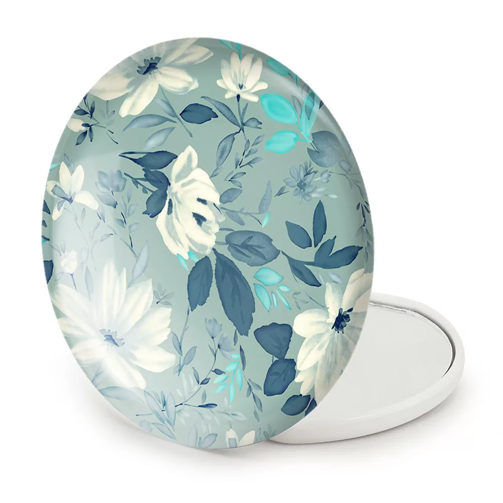 آینه جیبی خندالو طرح گل گلی مدل تاشو کد 29089