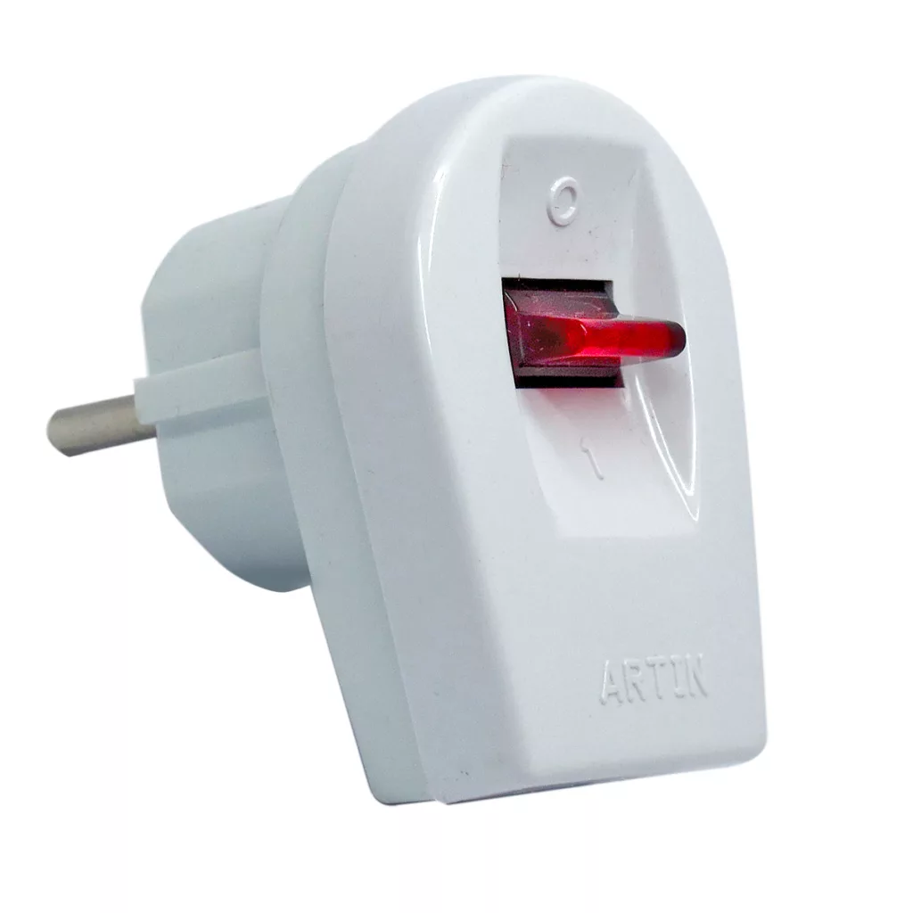 دوشاخه برق ایمان شرق مدل کلید دار کد 2in1