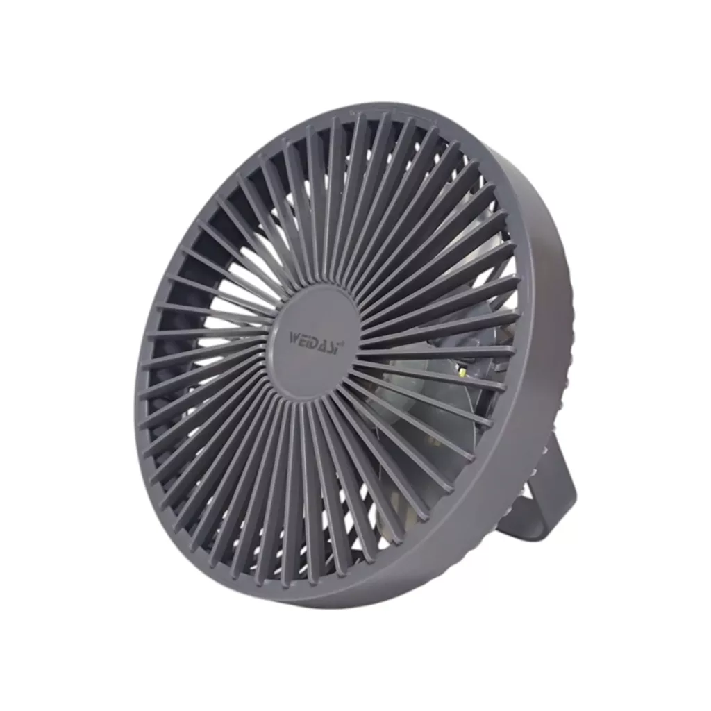 پنکه شارژی ویداسی مدل WD-278 ظرفیت 2400 میلی آمپر ساعت