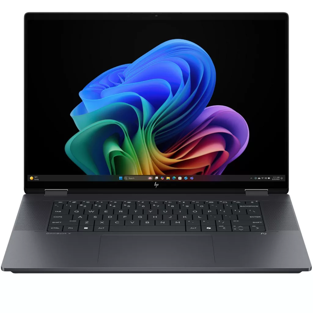 لپ تاپ 16 اینچی اچ‌ پی مدل OmniBook X Flip 16-as0023dx-Core Ultra 7 256V-16GB LPDDR5X 8533MHz-1TB SSD-Touch-Backlit-W