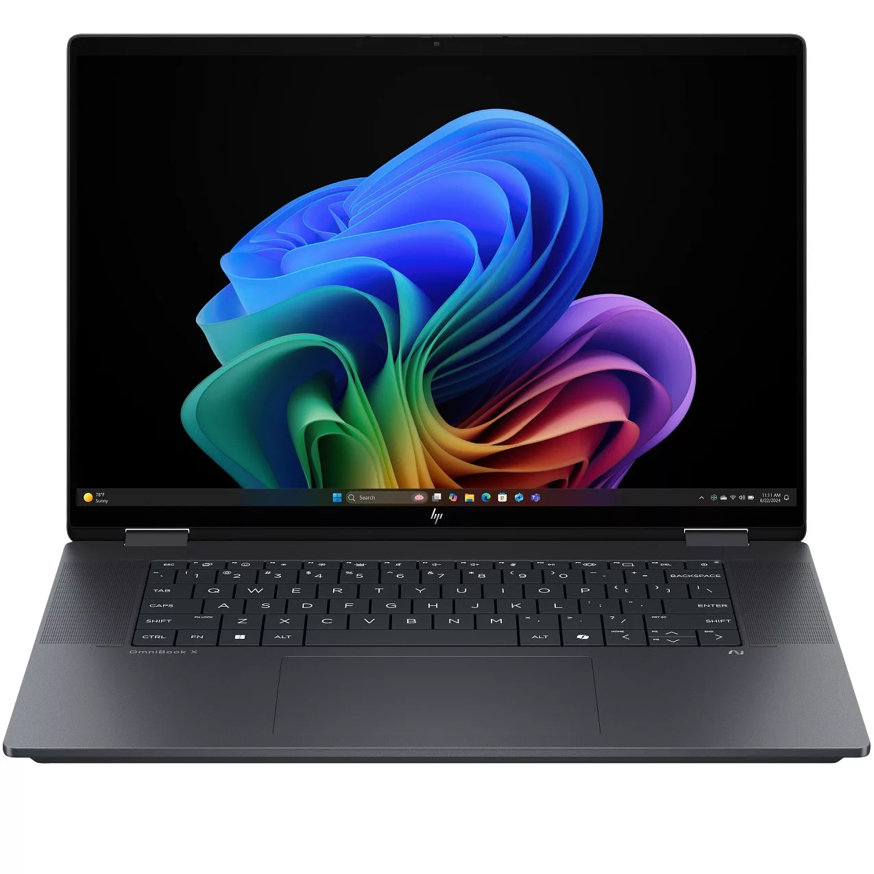 لپ تاپ 16 اینچی اچ پی مدل OmniBook X Flip 16-as0023dx-Core Ultra 7 256V-16GB LPDDR5X 8533MHz-1TB SSD-Touch-Backlit-W لپ تاپ 16 اینچی اچ پی مدل OmniBook X Flip 16-as0023dx-Core Ultra 7 256V-16GB LPDDR5X 8533MHz-1TB SSD-Touch-Backlit-W