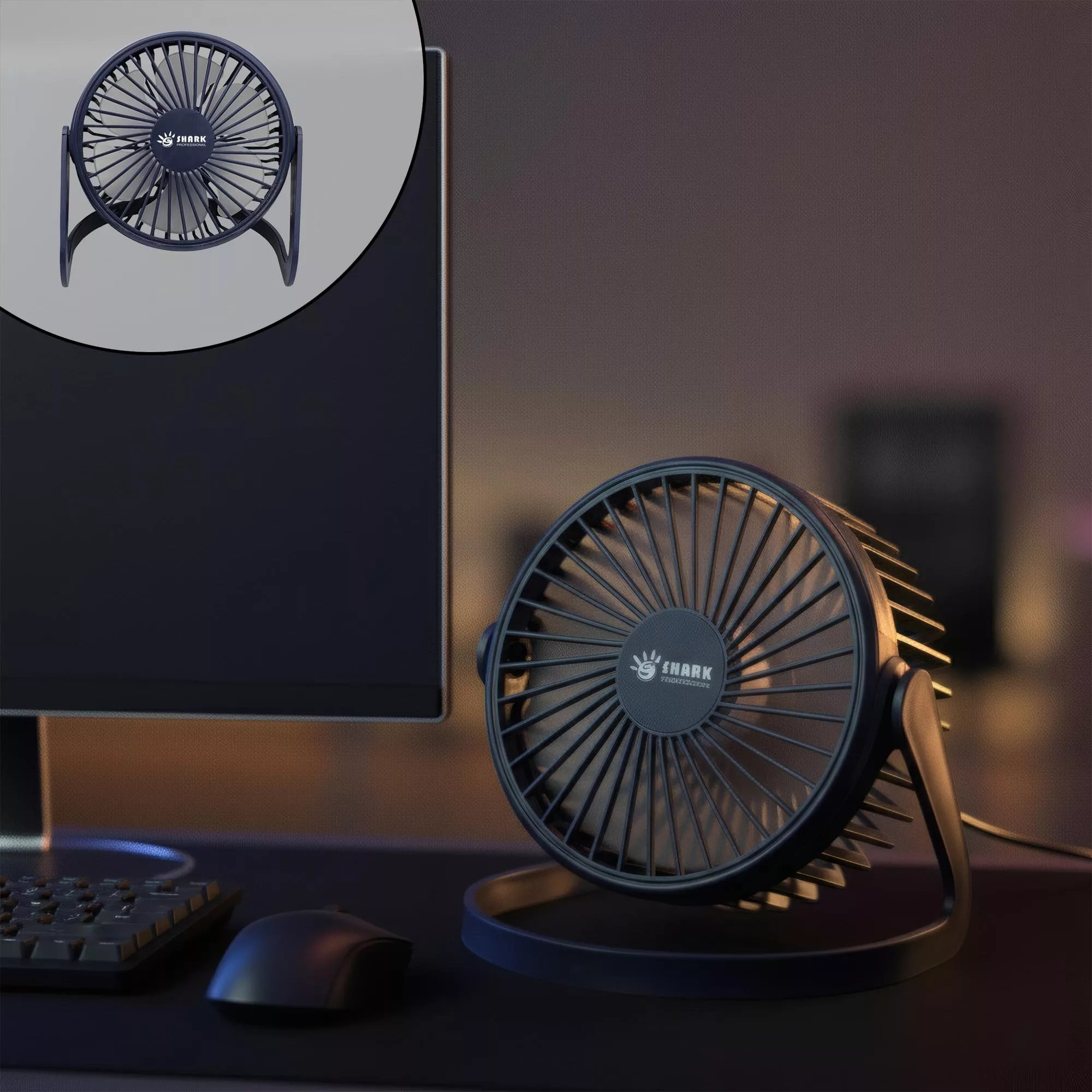 پنکه USB شارک مدل DESKTOP-S