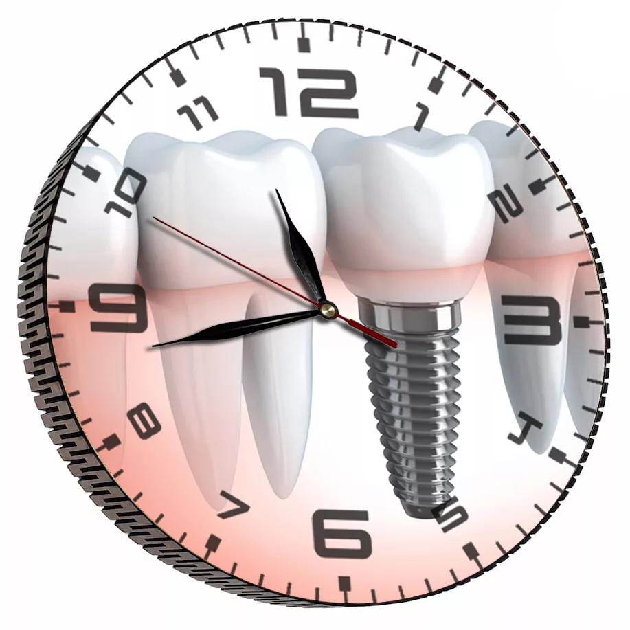 ساعت دیواری مدل دندانپزشک