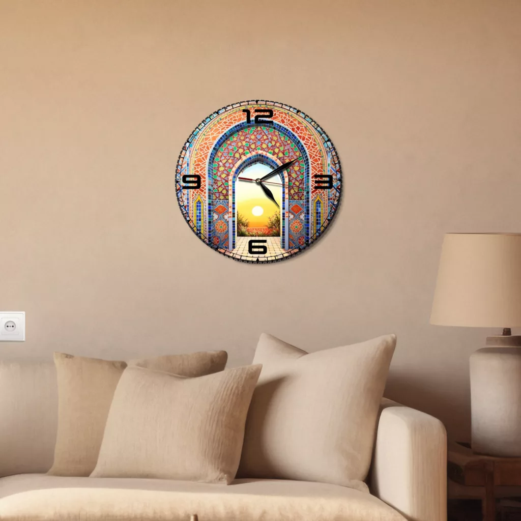ساعت دیواری مدل نمای سنتی