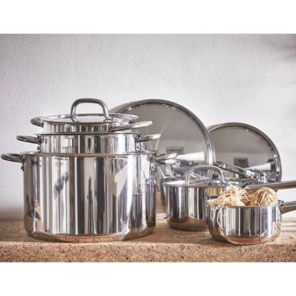 سرویس قابلمه استیل 9 پارچه ایکیا مدل 365