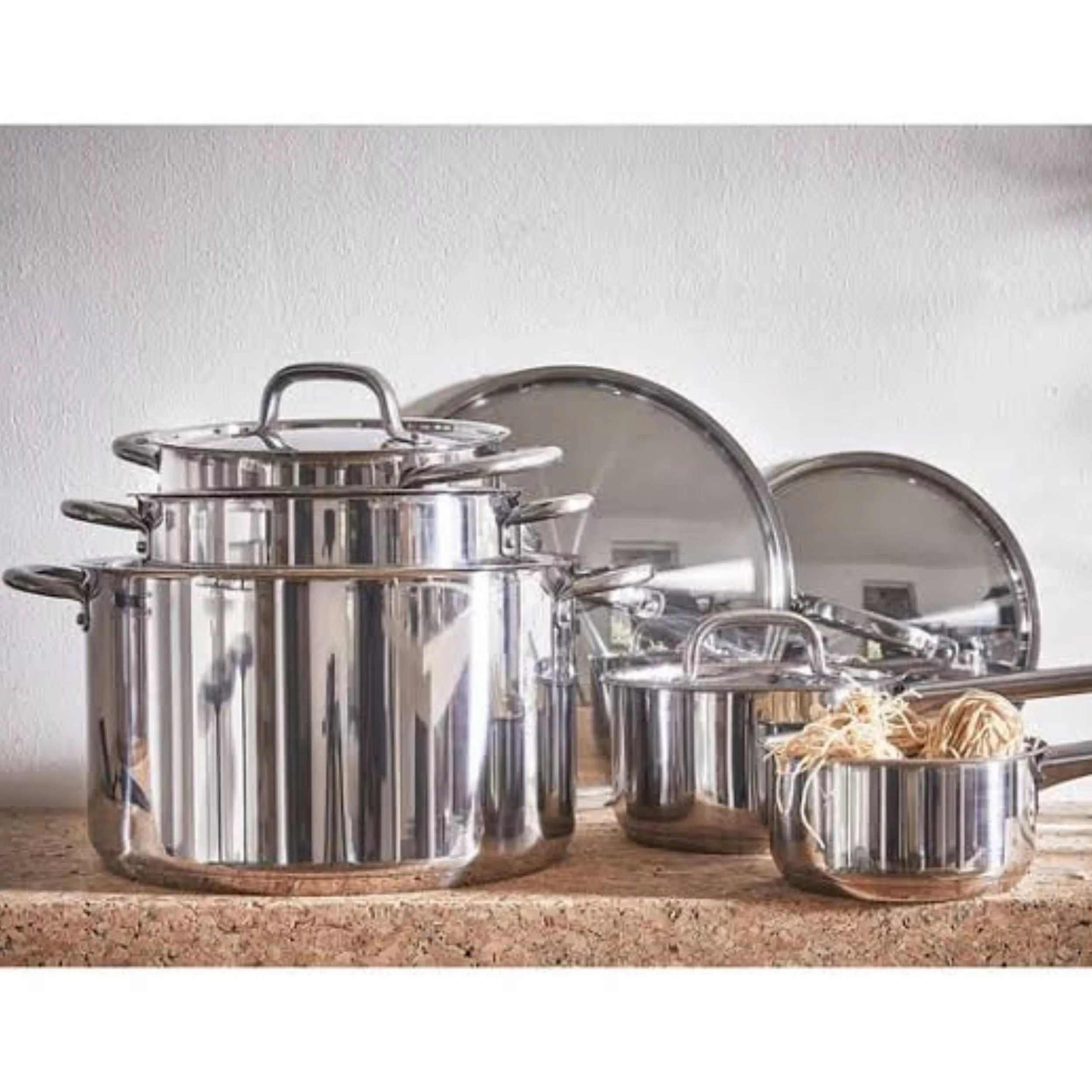 سرویس قابلمه استیل 9 پارچه ایکیا مدل 365