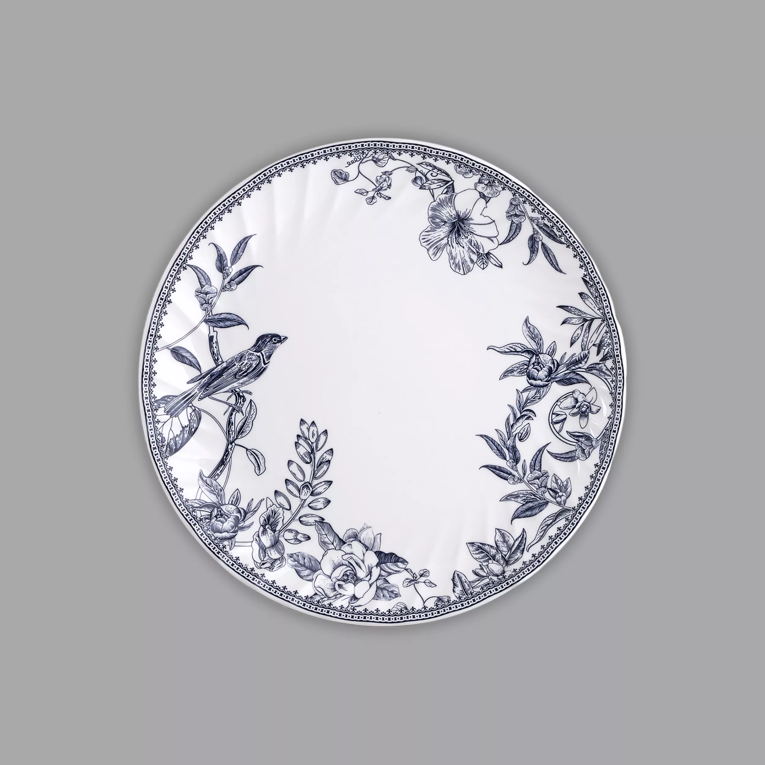 سرویس غذاخوری 28 پارچه 6 نفر گلد کیش مدل GK646384 طرح لوتوس