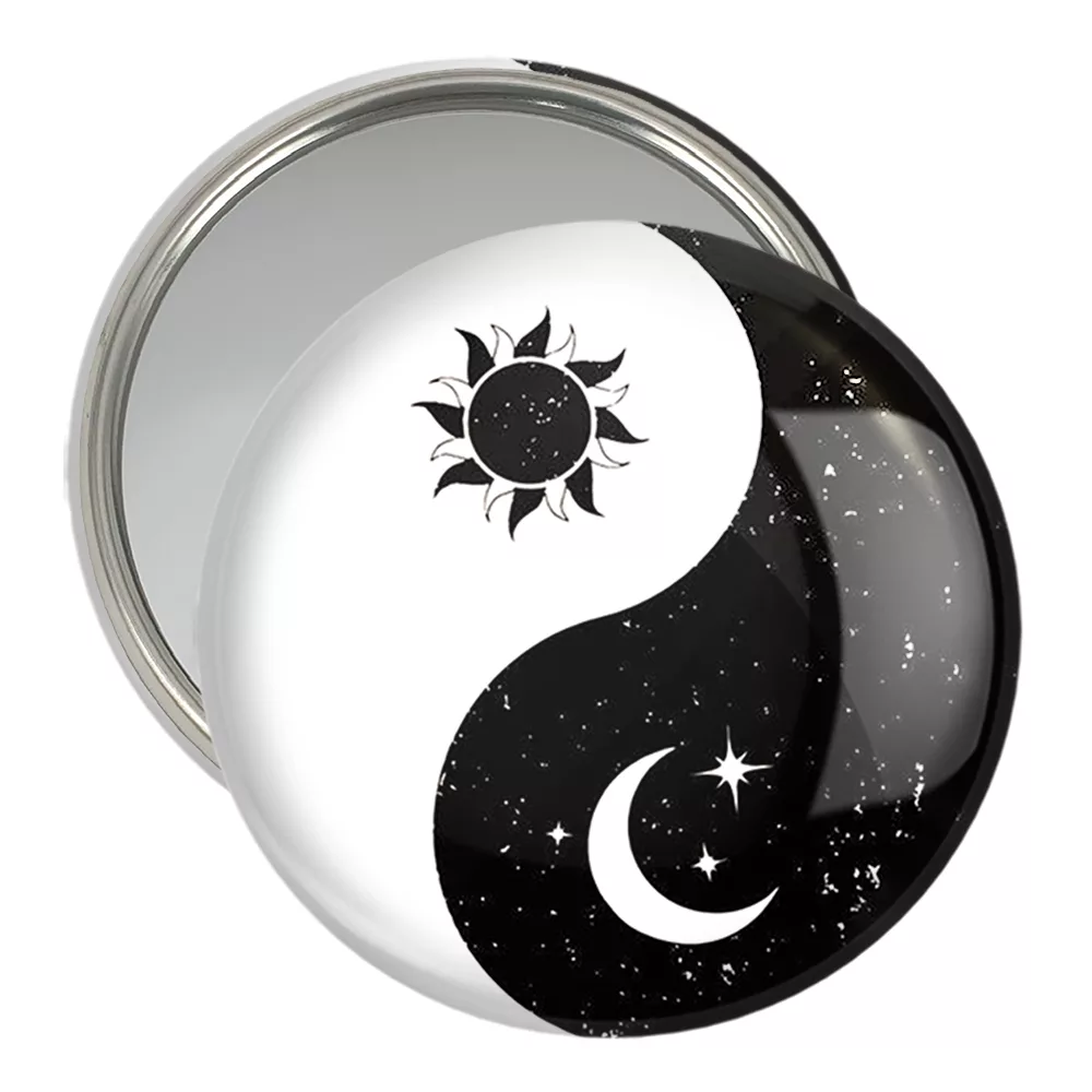 آینه جیبی خندالو مدل یین و یانگ کد 30529