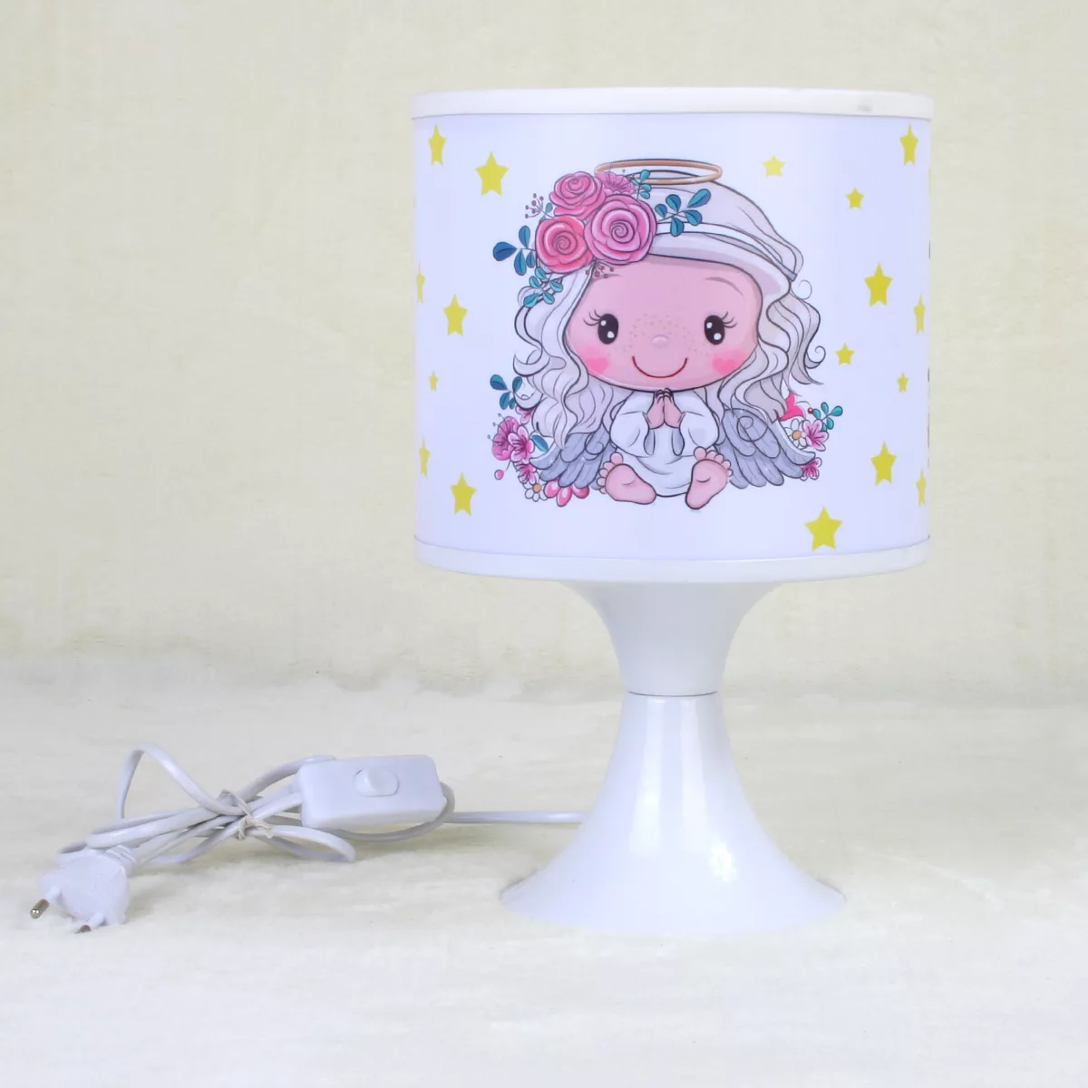 آباژور رومیزی کودک مدل فرشته کد 109