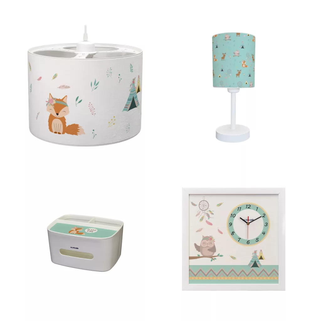 ست لوستر کودک مامز کیوتی مدل PL-82 بسته 4 عددی