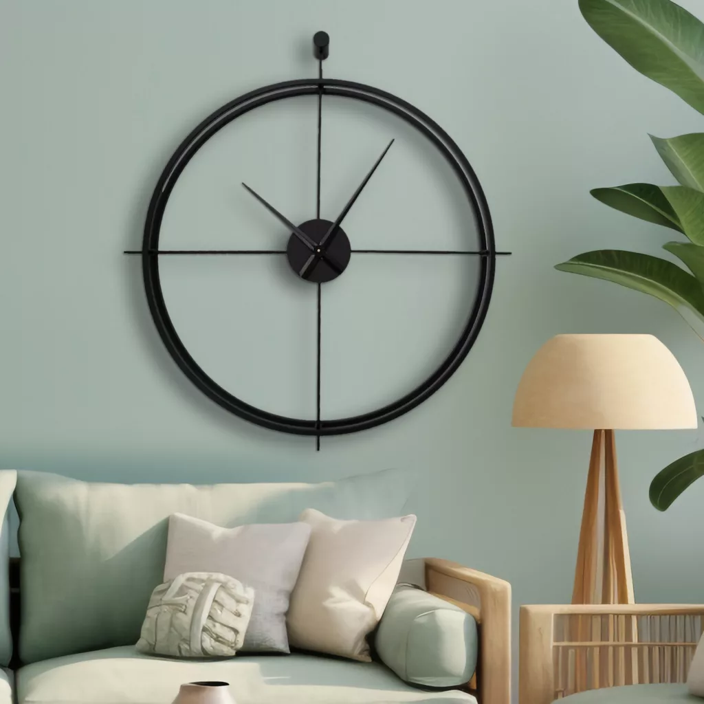 ساعت دیواری مدل فلزی کد D480